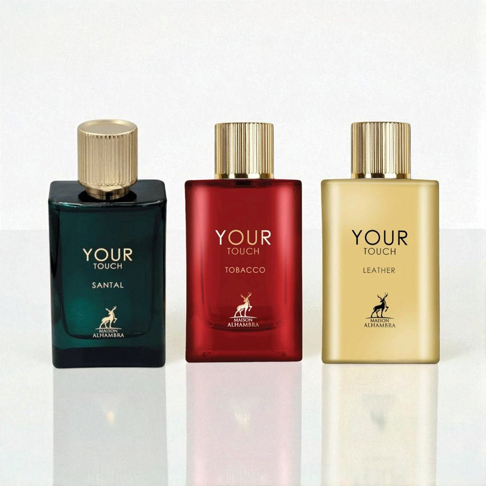 Your Touch ME Exclusive (3 Pack) Leather, Tobacco + Santal