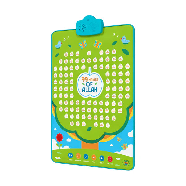 My Salah Mat - 99 Names of Allah Interactive Islamic Wall Art