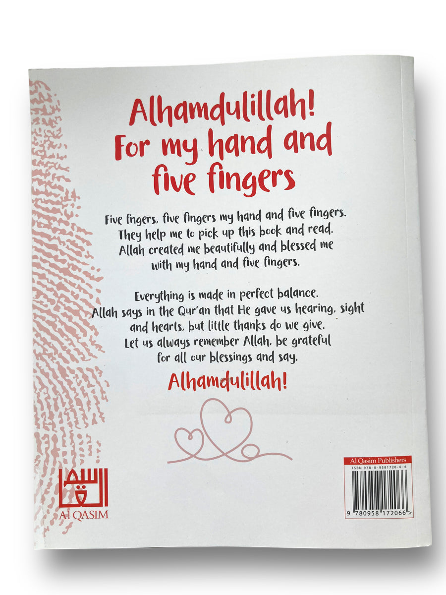 Alhamdulillah! For my hand and five fingers
