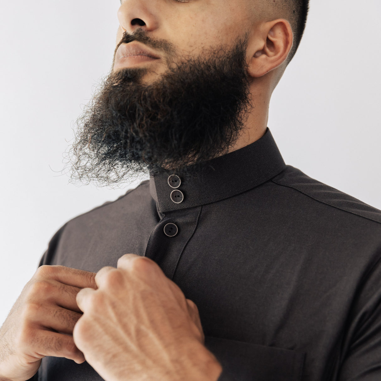 Daffah Youth Thoub (ABAYA) - Dark Brown TR5