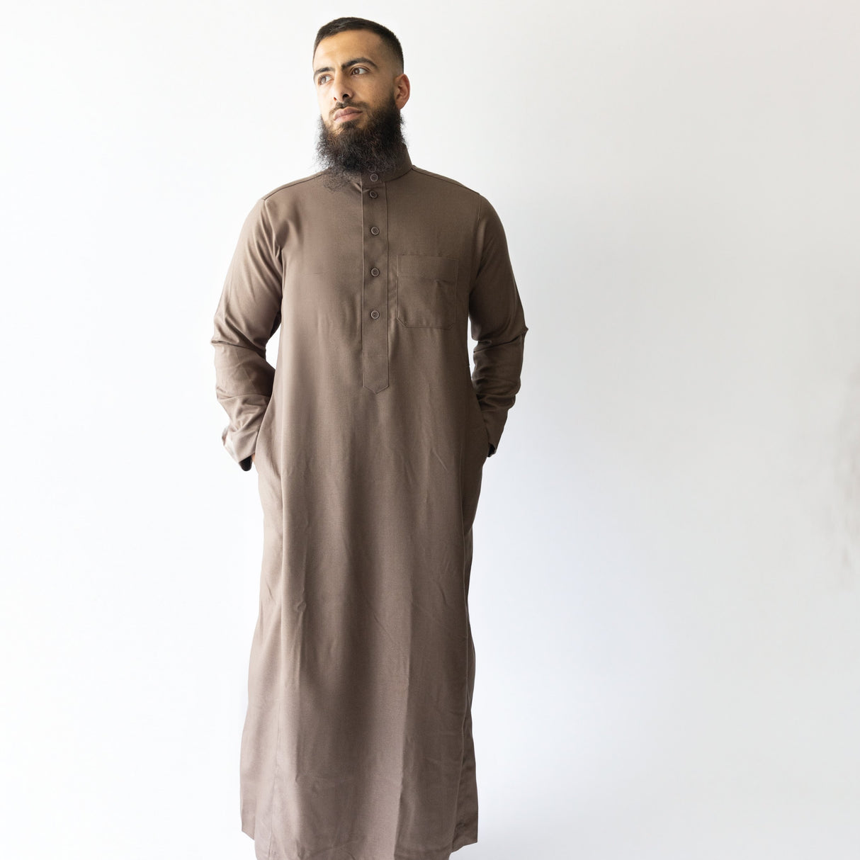 Daffah Thoub (ABAYA) - Light Brown TR1
