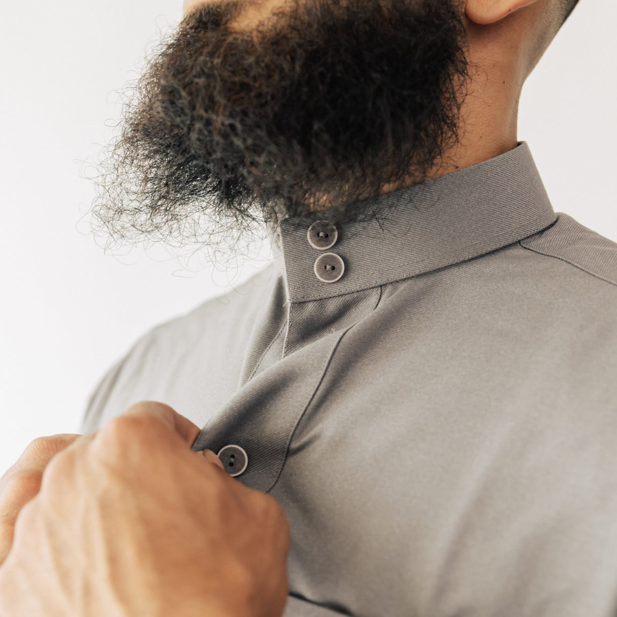 Daffah Youth Thoub (ABAYA) - Warm Grey TR2