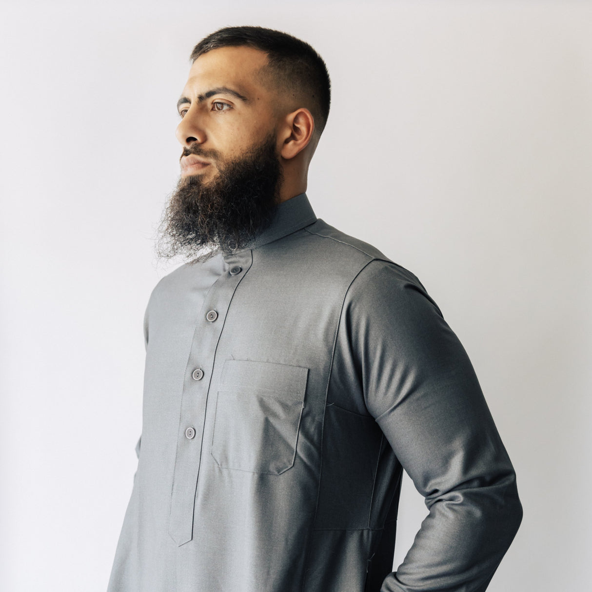 Daffah Youth Thoub (ABAYA) - Graphite TR6