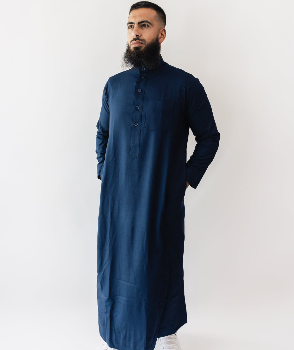 Daffah Youth Thoub (ABAYA) - Midnight Blue TR8
