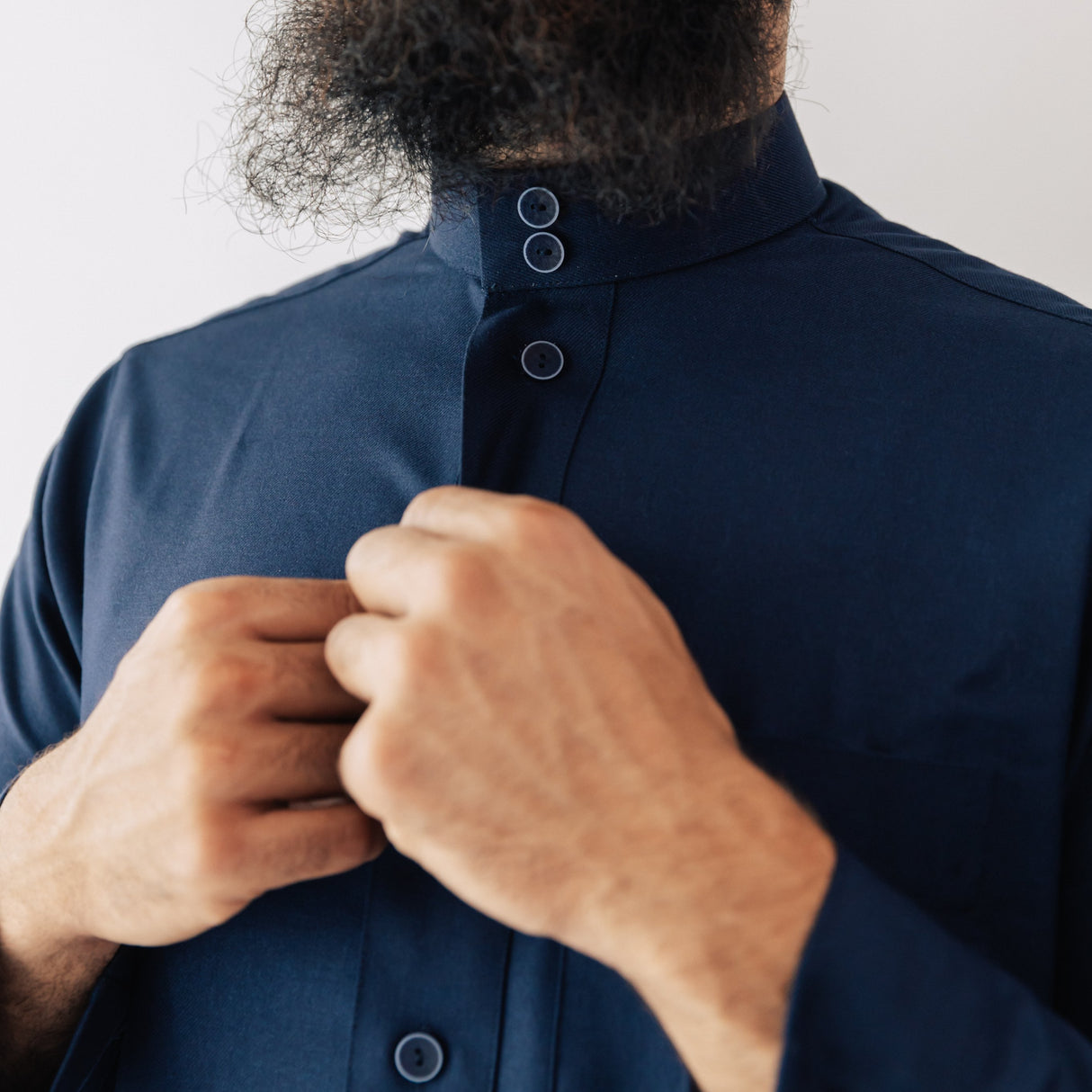 Daffah Youth Thoub (ABAYA) - Midnight Blue TR8