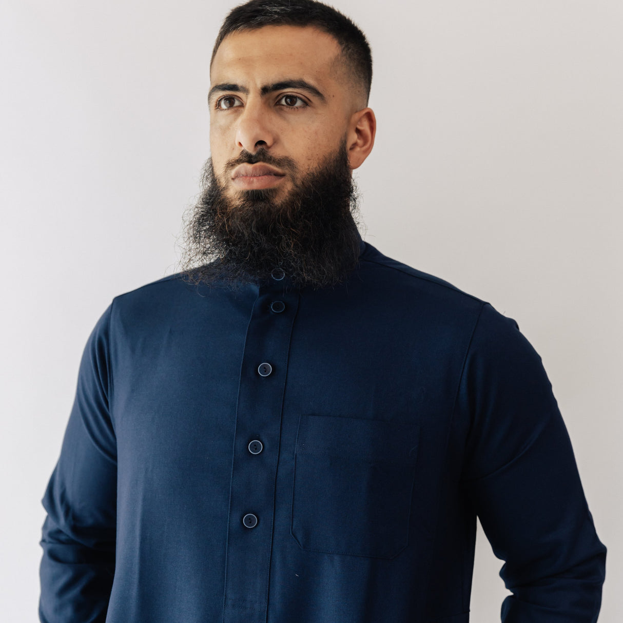 Daffah Youth Thoub (ABAYA) - Midnight Blue TR8