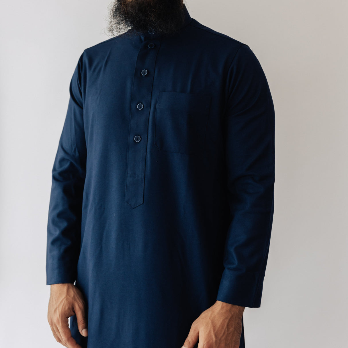 Daffah Youth Thoub (ABAYA) - Midnight Blue TR8