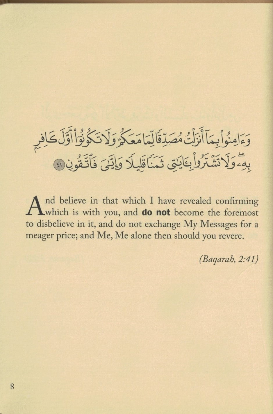 Do Not: Prohibition Verses