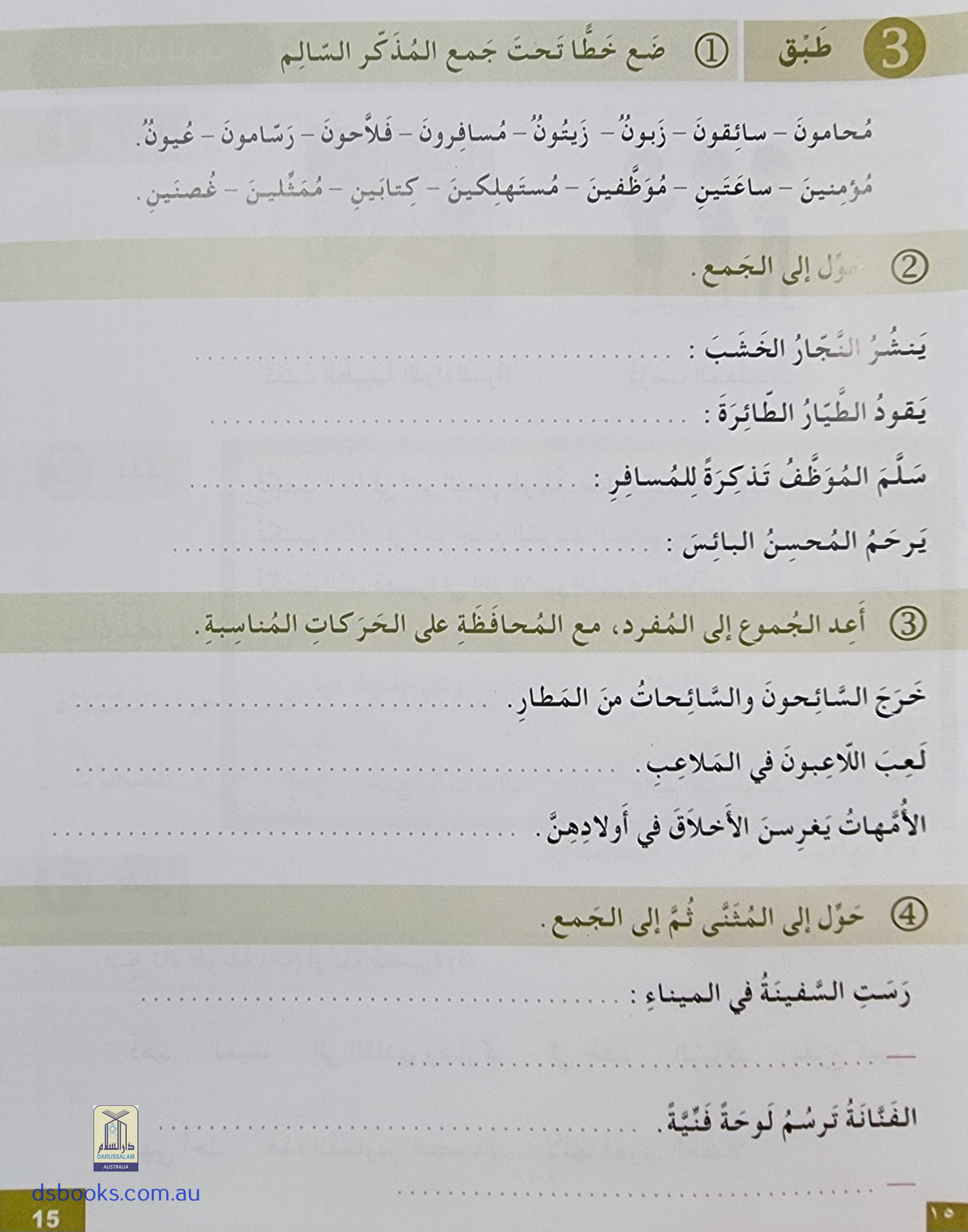 I Love and Learn the Arabic Language Workbook: Level 5