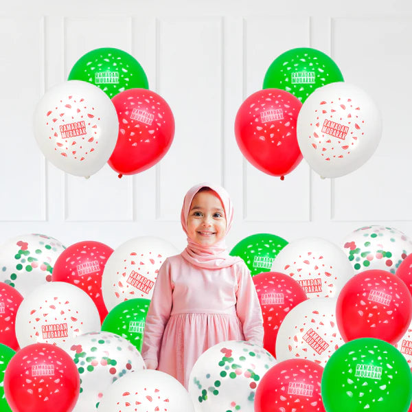 My Salah Mat - Ramadan Mubarak Deco Ballon Set (12)