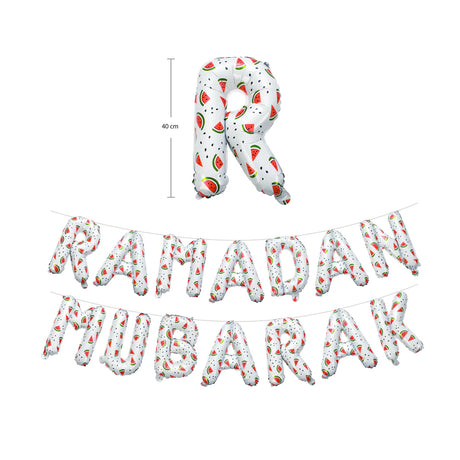 My Salah Mat - Ramadan Mubarak Deco Foil Letters