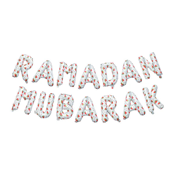 My Salah Mat - Ramadan Mubarak Deco Foil Letters