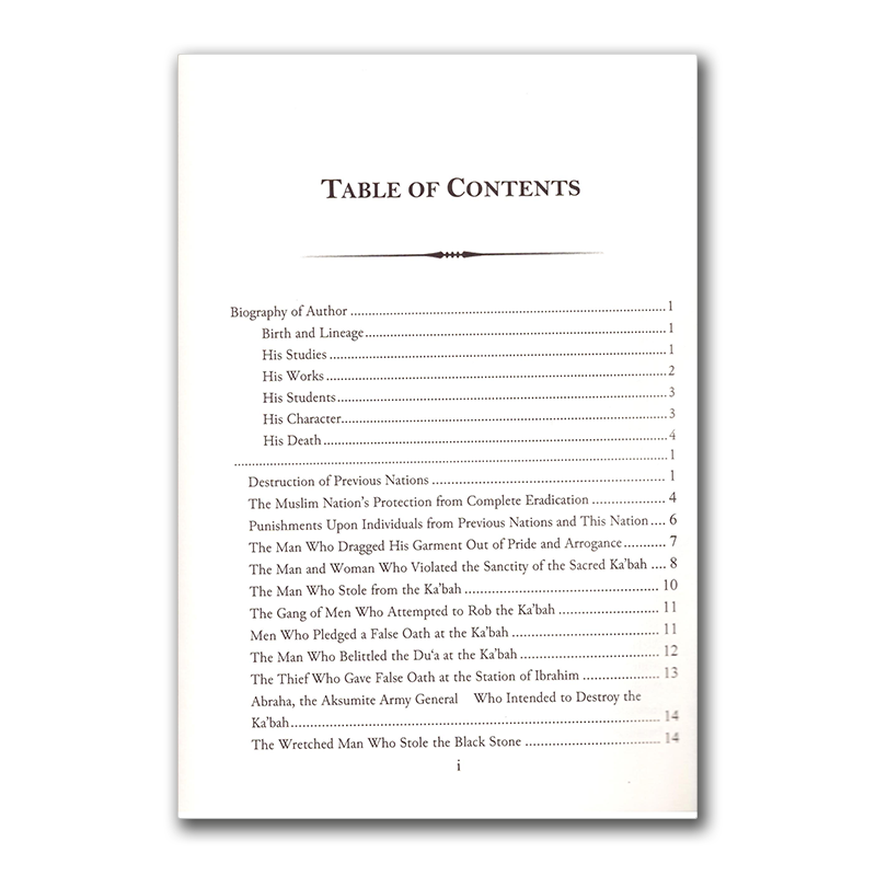 Stories of Punishments - Lessons and Exhortations