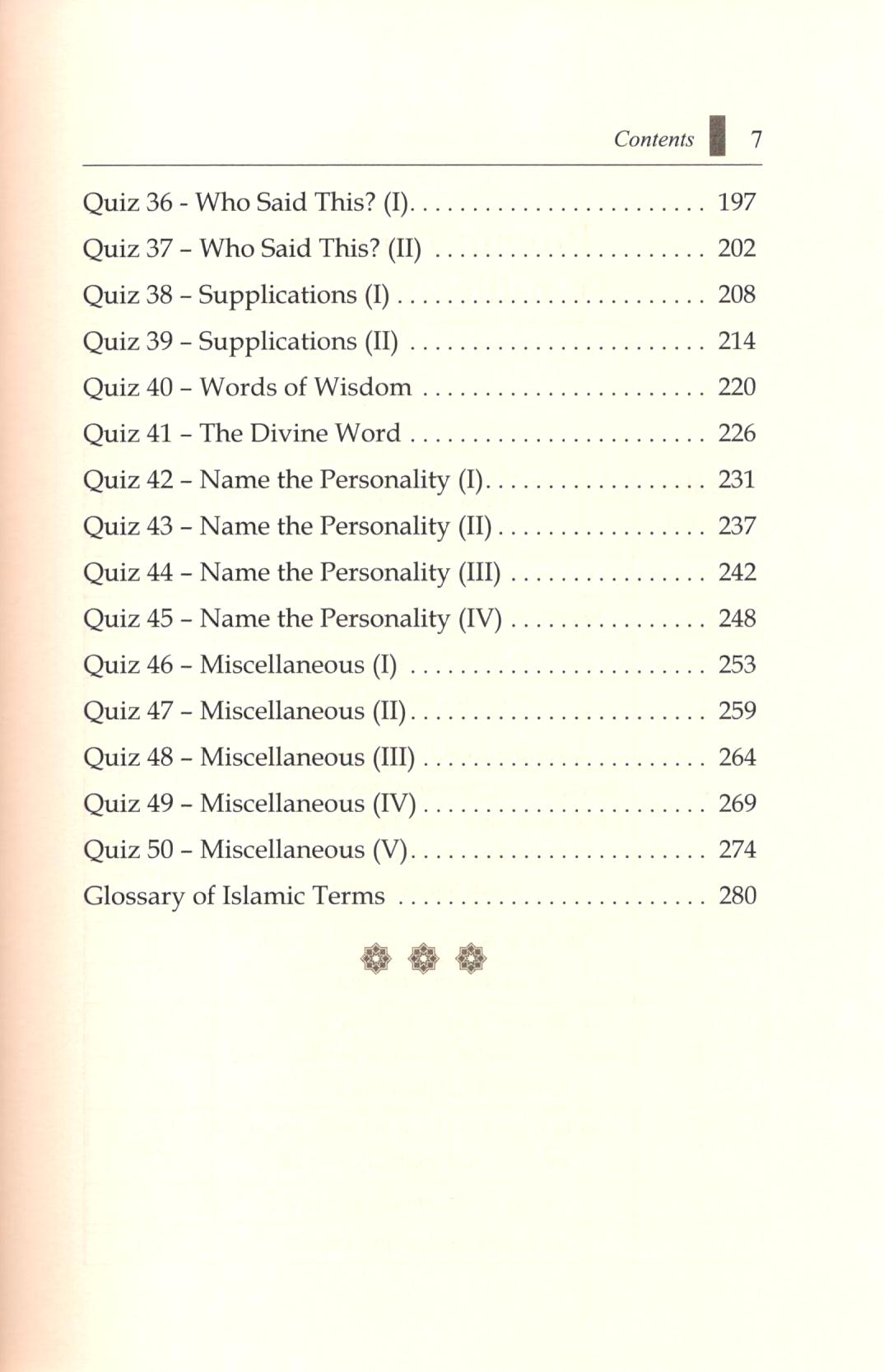 Stories of the Quran Quiz Book