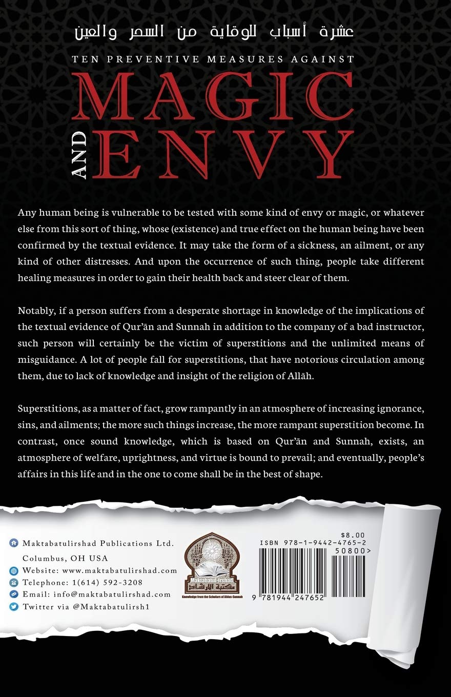 Ten Preventive Measures Against Magic and Envy