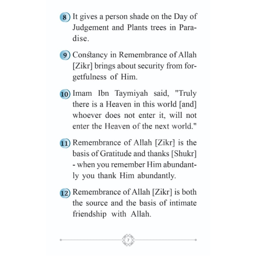 Zikr Morning, Evening & After Obligatory Prayers (Pocket Size) (REVISED)