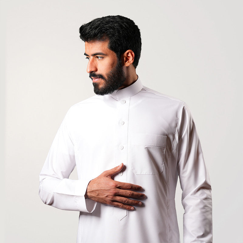 Daffah Premium Summer Thobe White (Batch 2025)