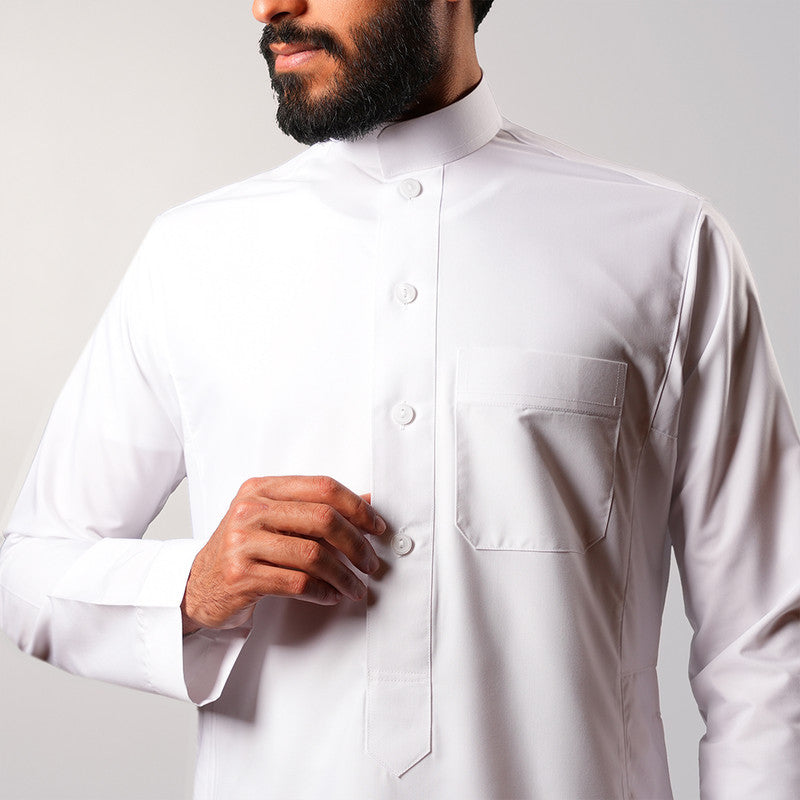 Daffah Premium Summer Thobe White (Batch 2025)