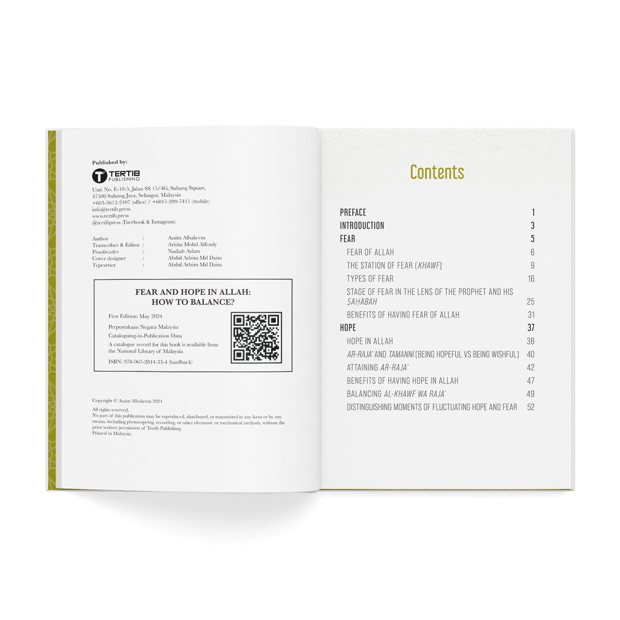 Fear and Hope in Allah: How to Balance?