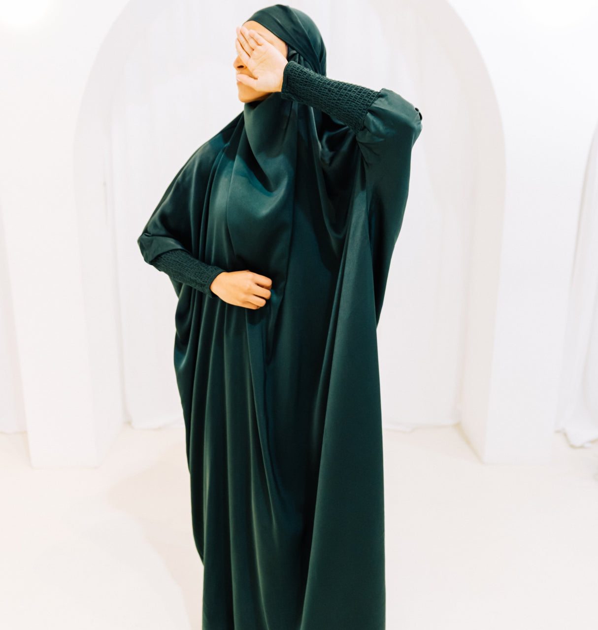 French Jilbab One Piece JUNGLE GREEN