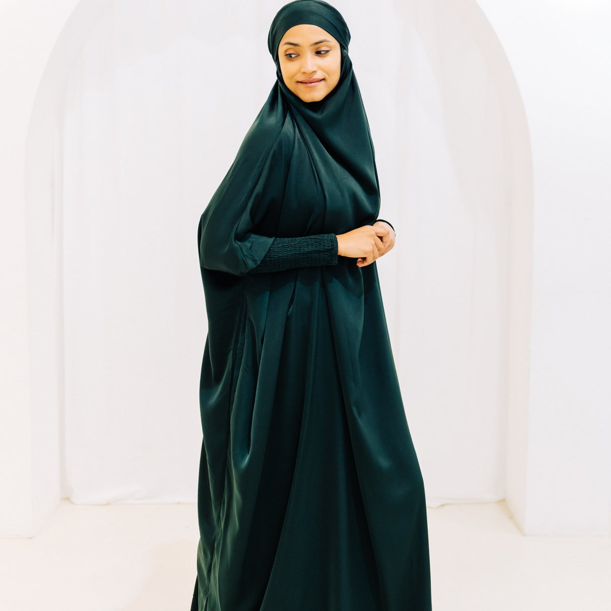 French Jilbab One Piece JUNGLE GREEN