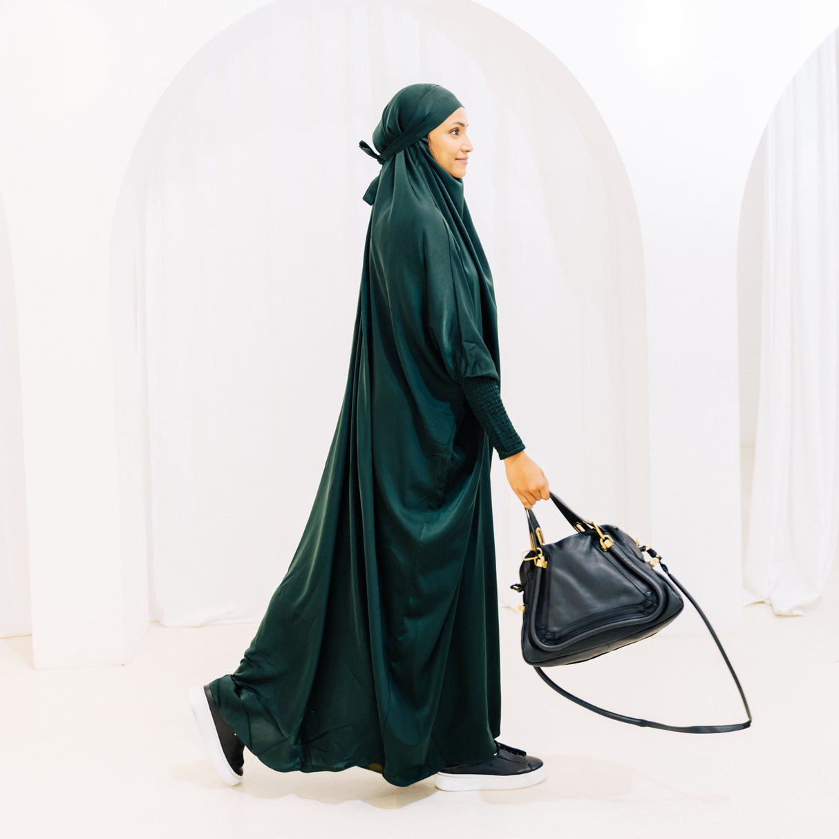 French Jilbab One Piece JUNGLE GREEN