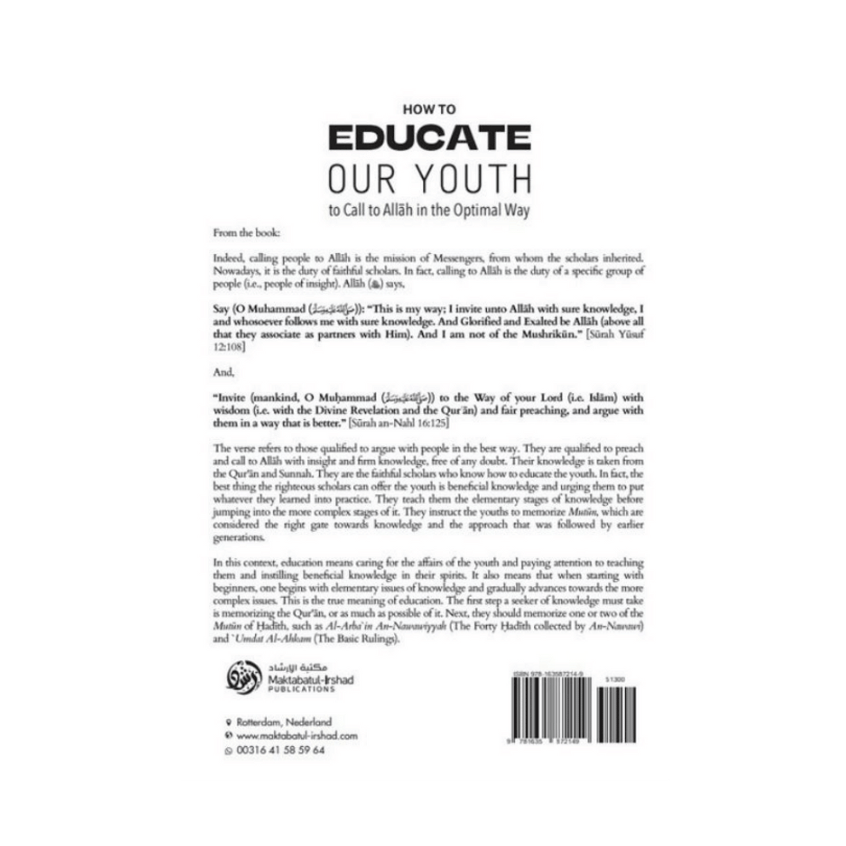 How to Educate Our youth