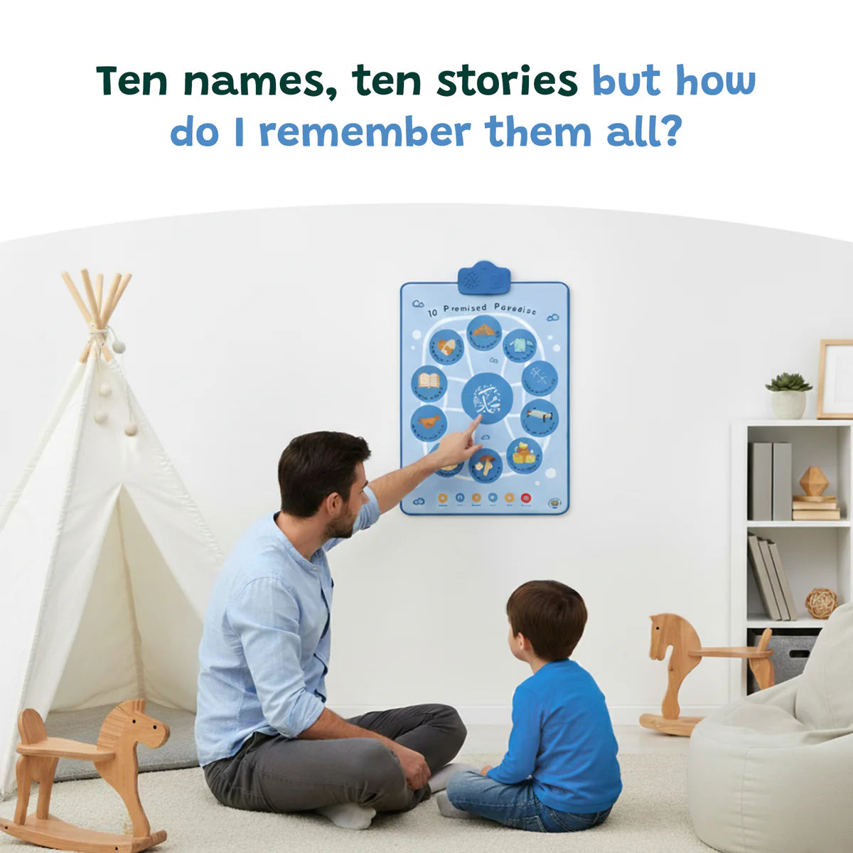 Interactive Islamic Wall Art - 10 Promised Paradise - My Salah Mat