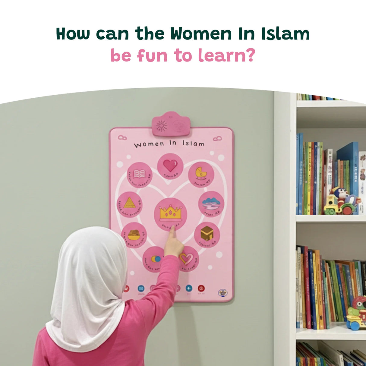 Interactive Islamic Wall Art - Women in Islam - My Salah Mat