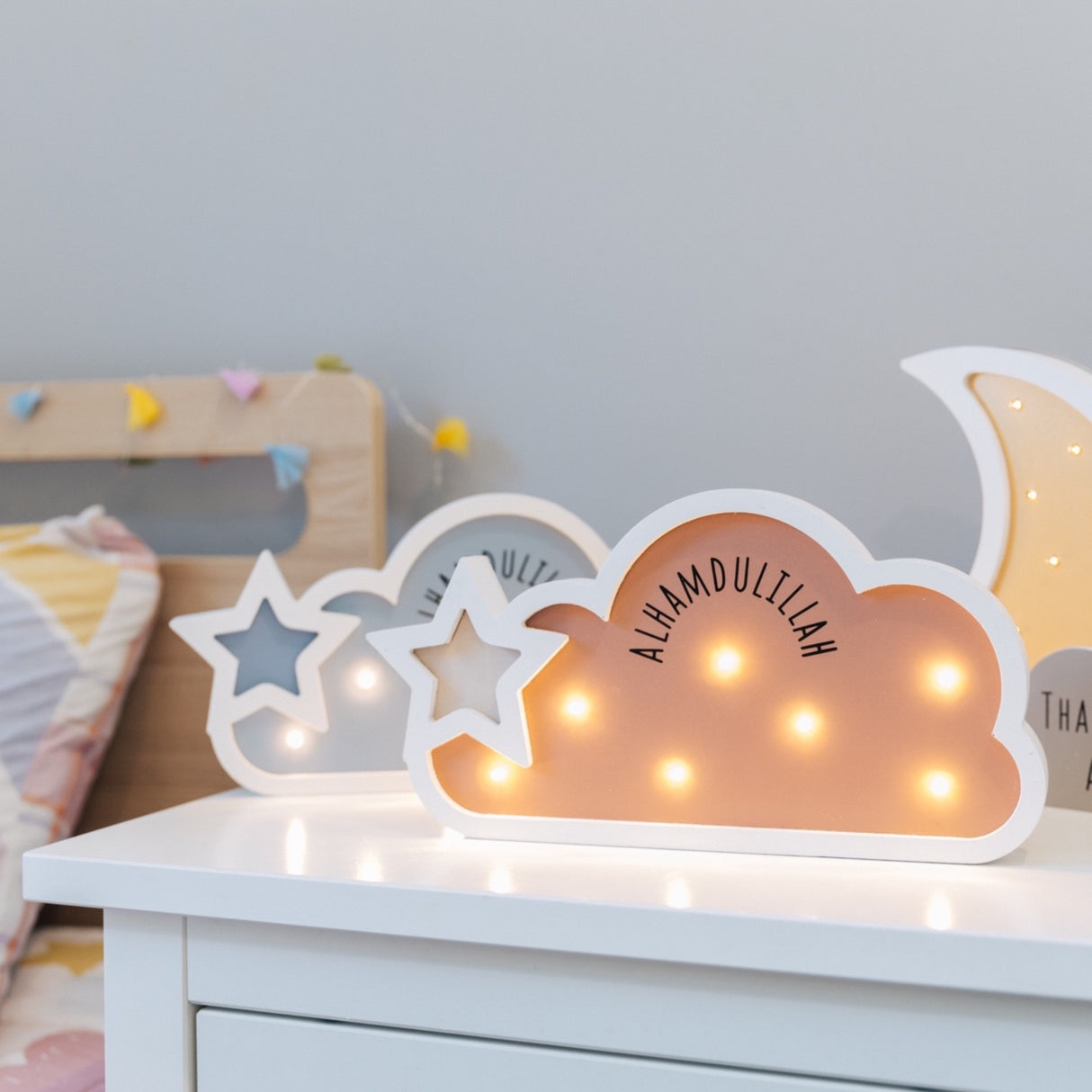 Nursery LED Light Cloud - Pink