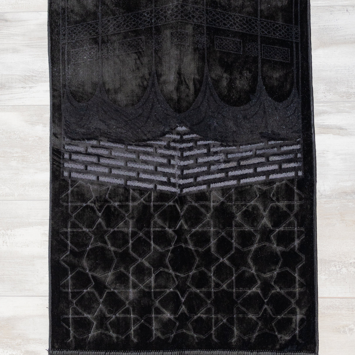 Luxurious Prayer Mat (70 X 115cm) Black