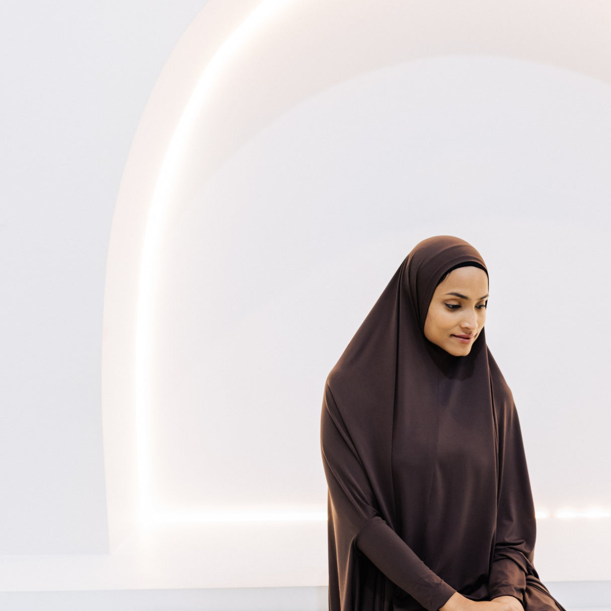 Premium Jilbab Sleeved BROWN