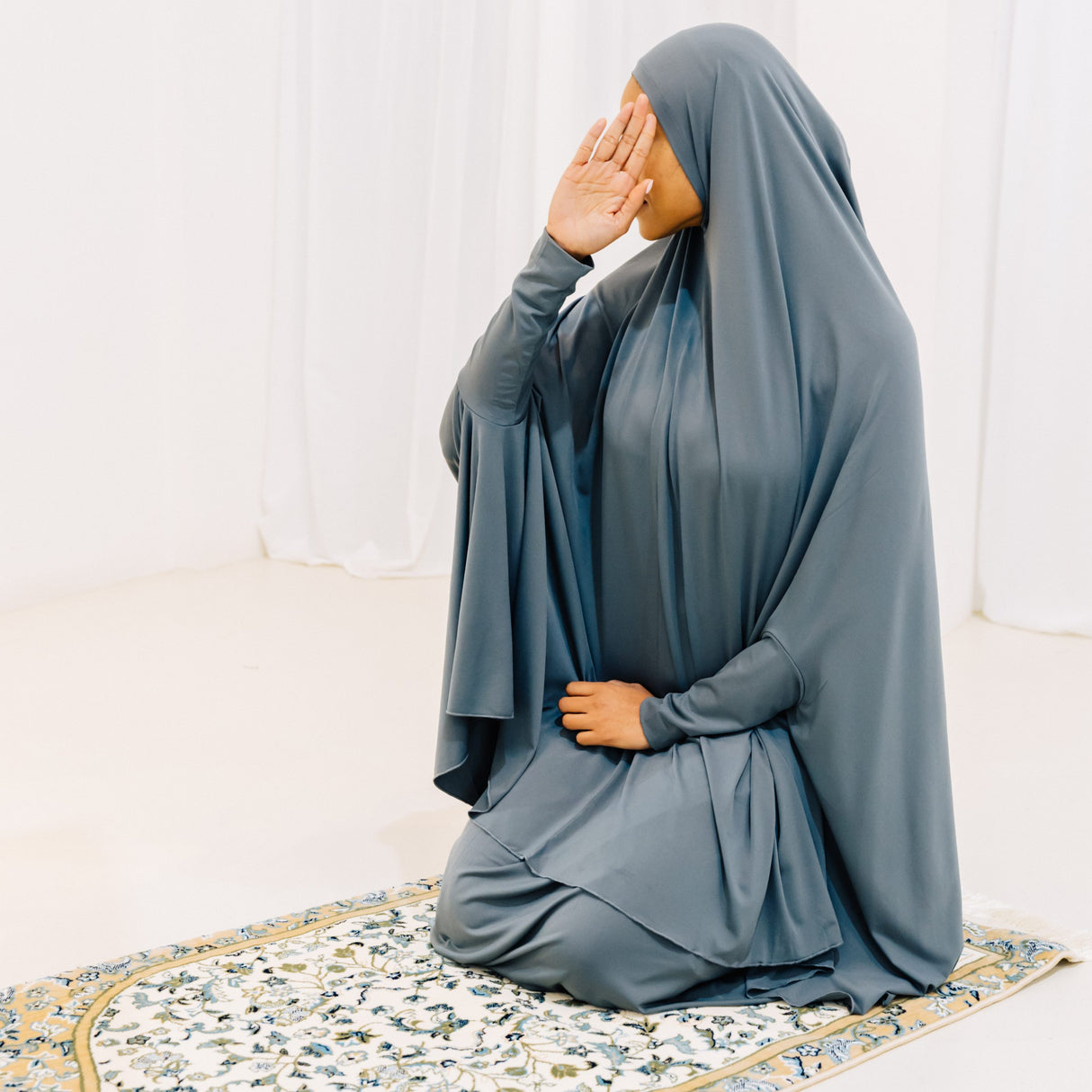 Premium Jilbab Sleeved GREY