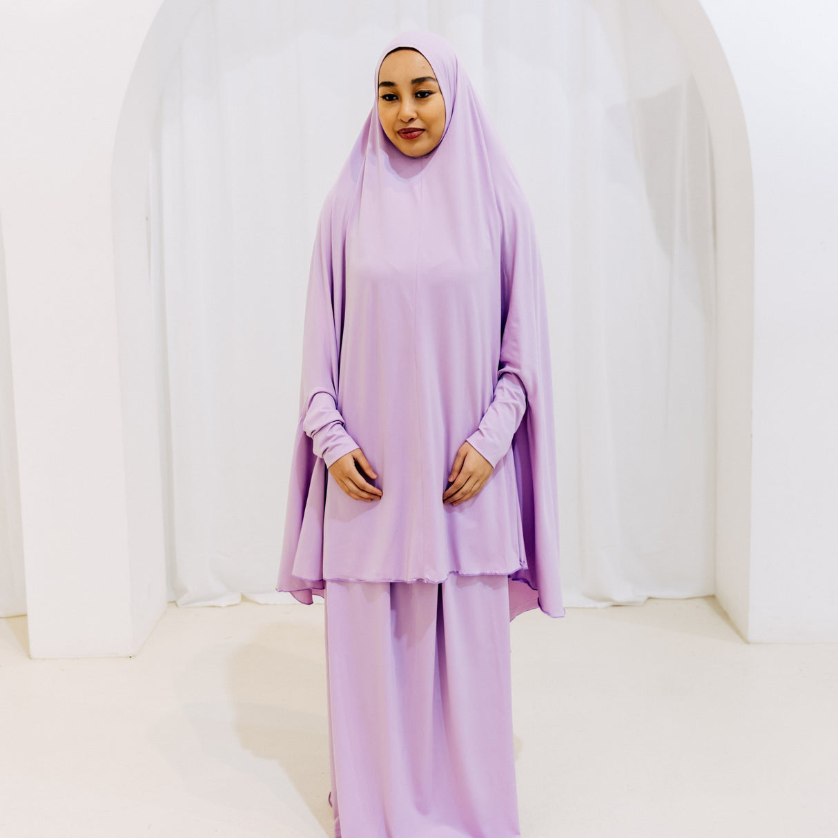Premium Jilbab Sleeved LILAC