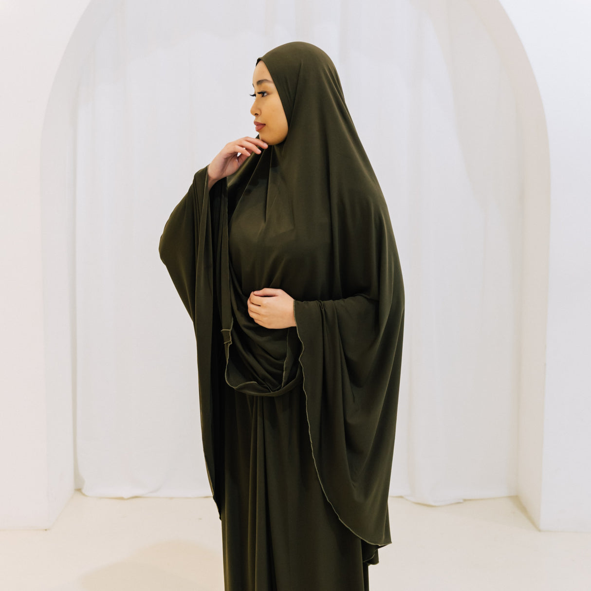 Premium Jilbab OLIVE