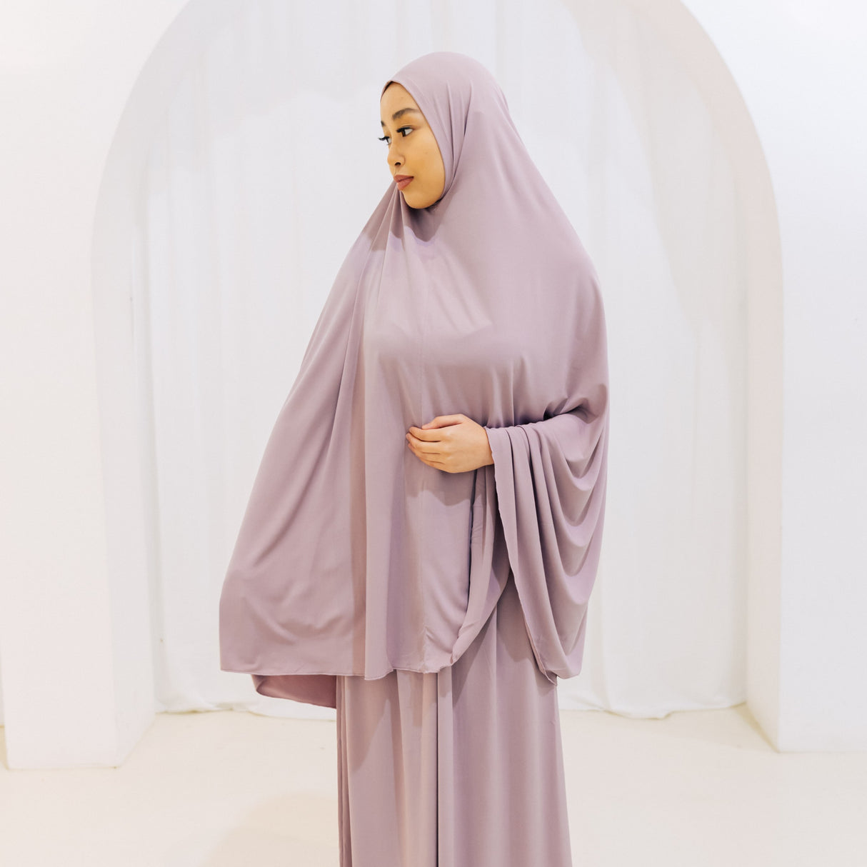 Premium Jilbab PASTEL PURPLE