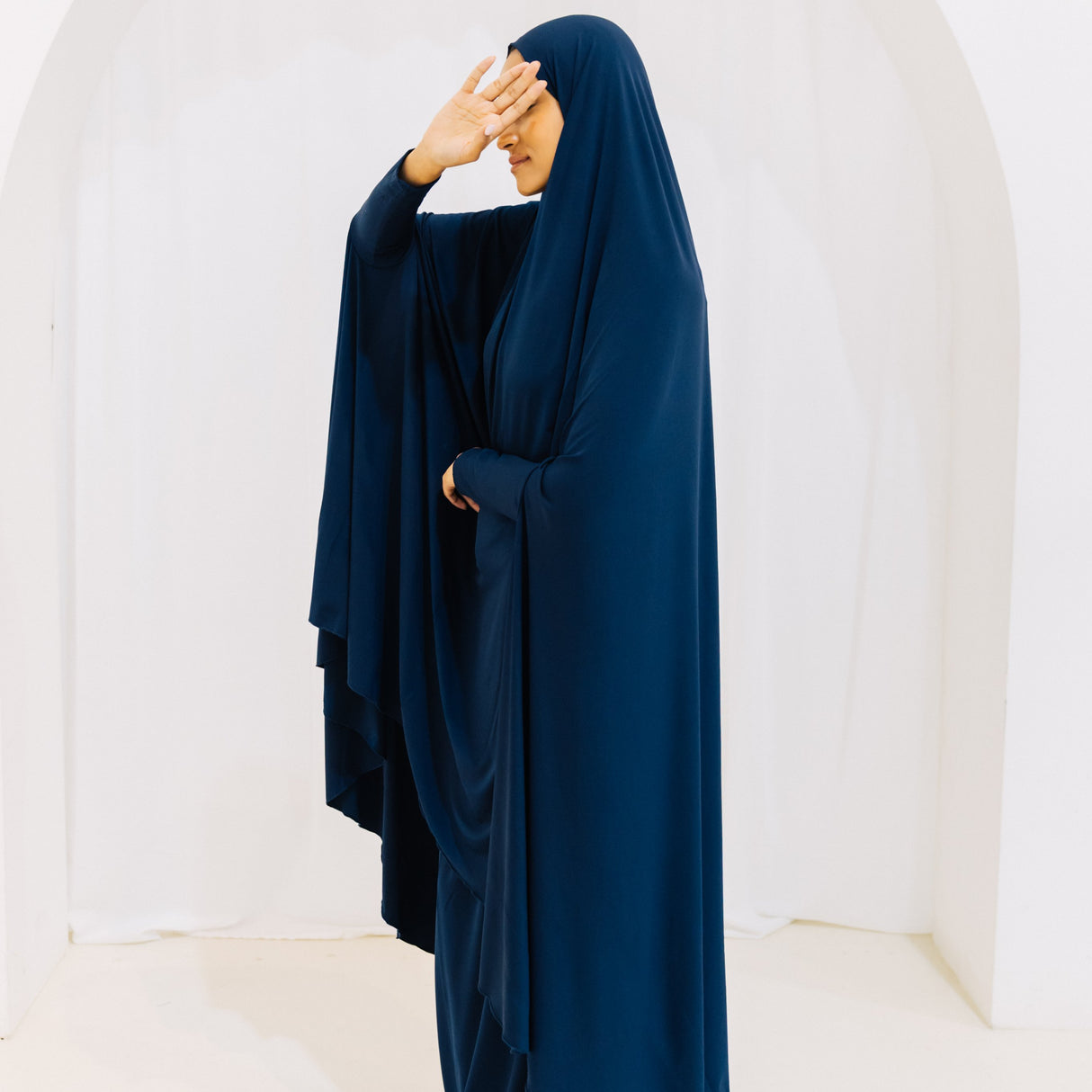 Premium XL Jilbab Sleeved NAVY