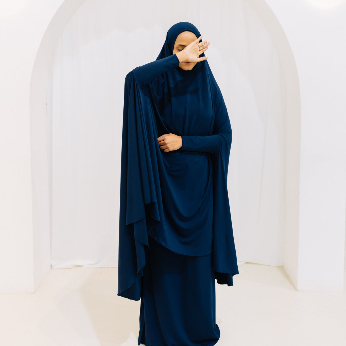 Premium XL Jilbab Sleeved NAVY