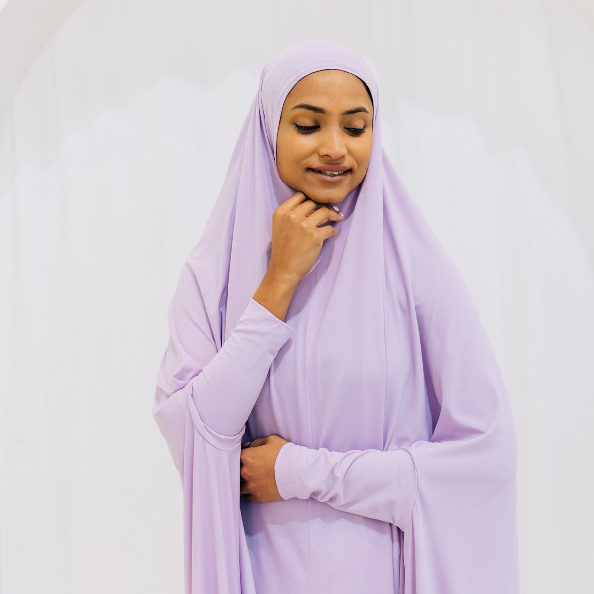 Premium XL Jilbab Sleeved LILAC