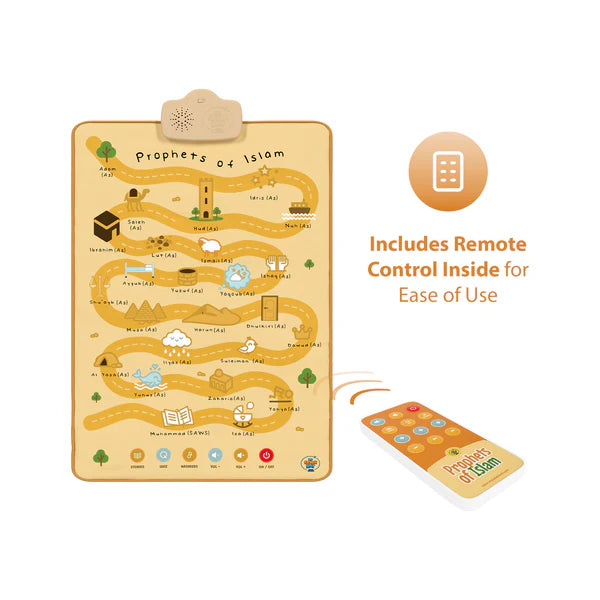 My Salah Mat - Prophets of Islam Interactive Islamic Wall Art