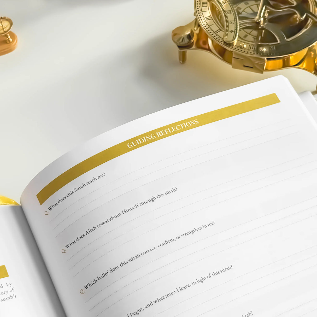 Quran Compass: Surah by Surah Study Guide and Reflection Journal (Deluxe Edition)