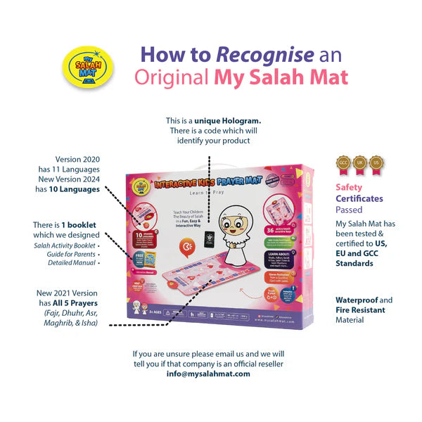 My Salah Mat - New Official 2025 Educational Mat Girls