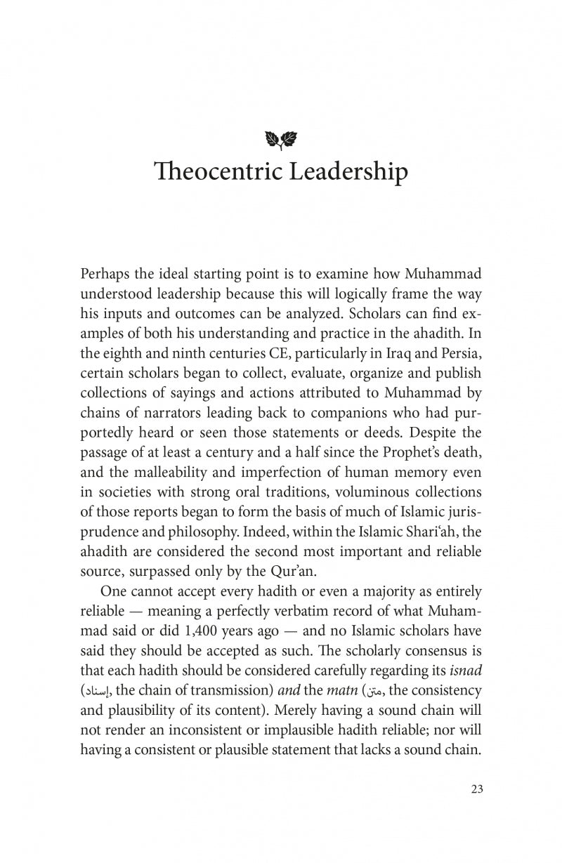 The Leadership of Muhammad