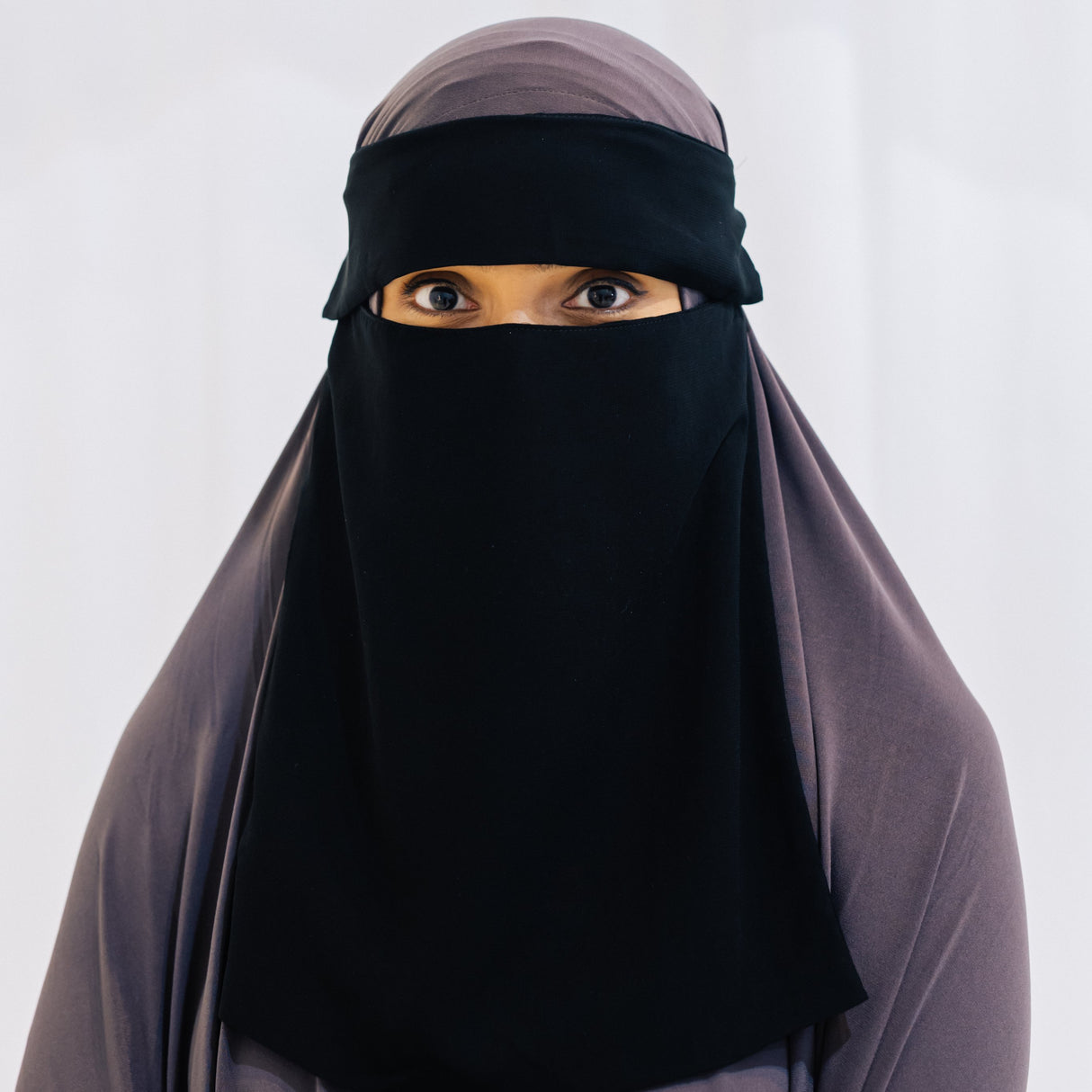 Tie Up Single Layer Full Long Niqab