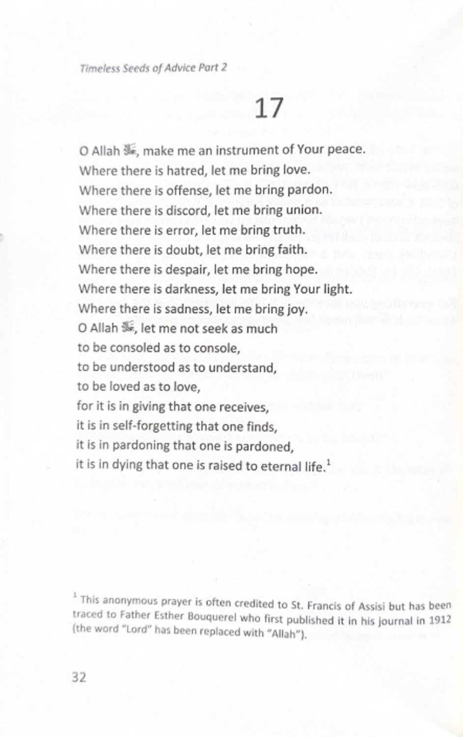 Timeless Seeds of Advice Part 2 (A Deeper Reflection)