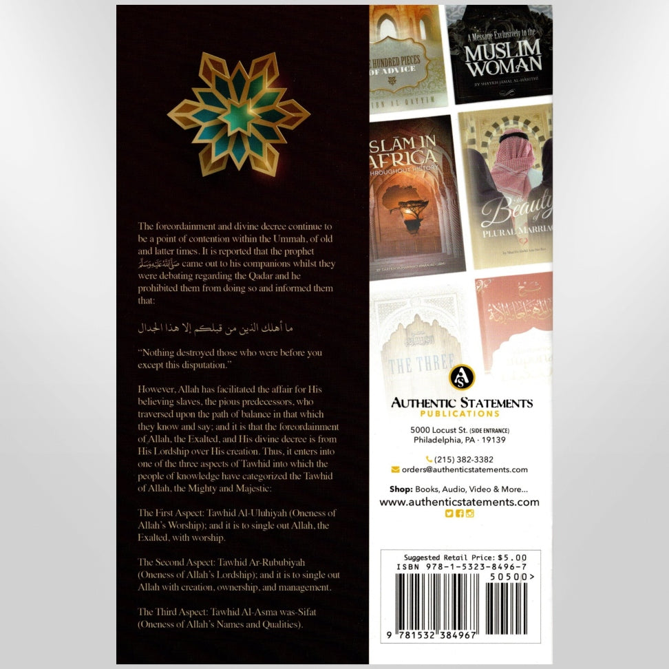 A Treatise Regarding The Divine Decree And Foreordainment