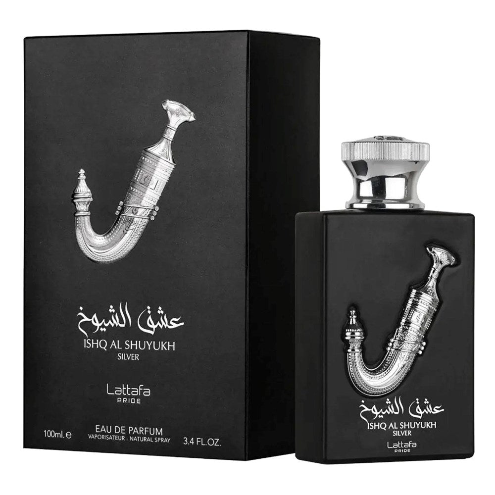 Ishq Al Shuyukh Silver 100ml EDP By Lattafa Pride