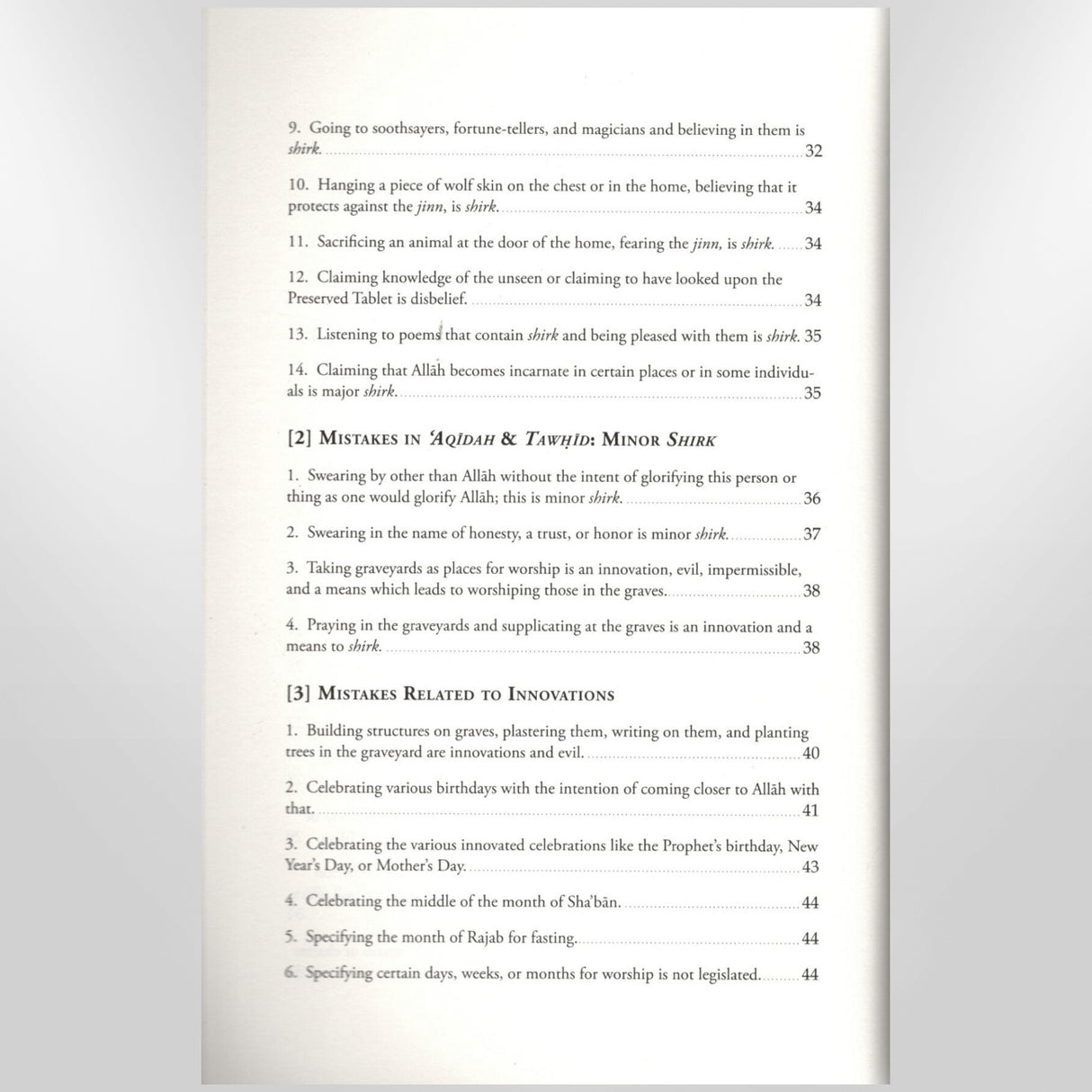 Clarifying Common Mistakes Widespread Among The Muslims