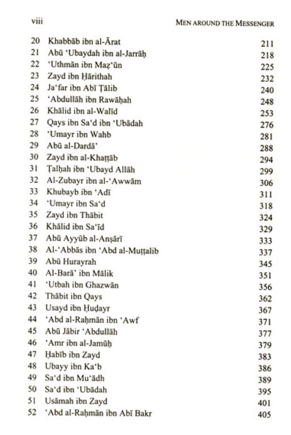 Men around the Messenger