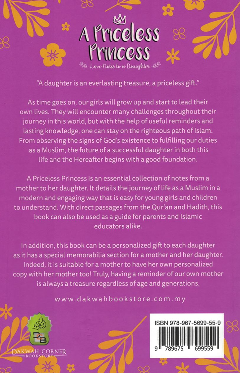A Priceless Princess - Love Notes to a Daughter